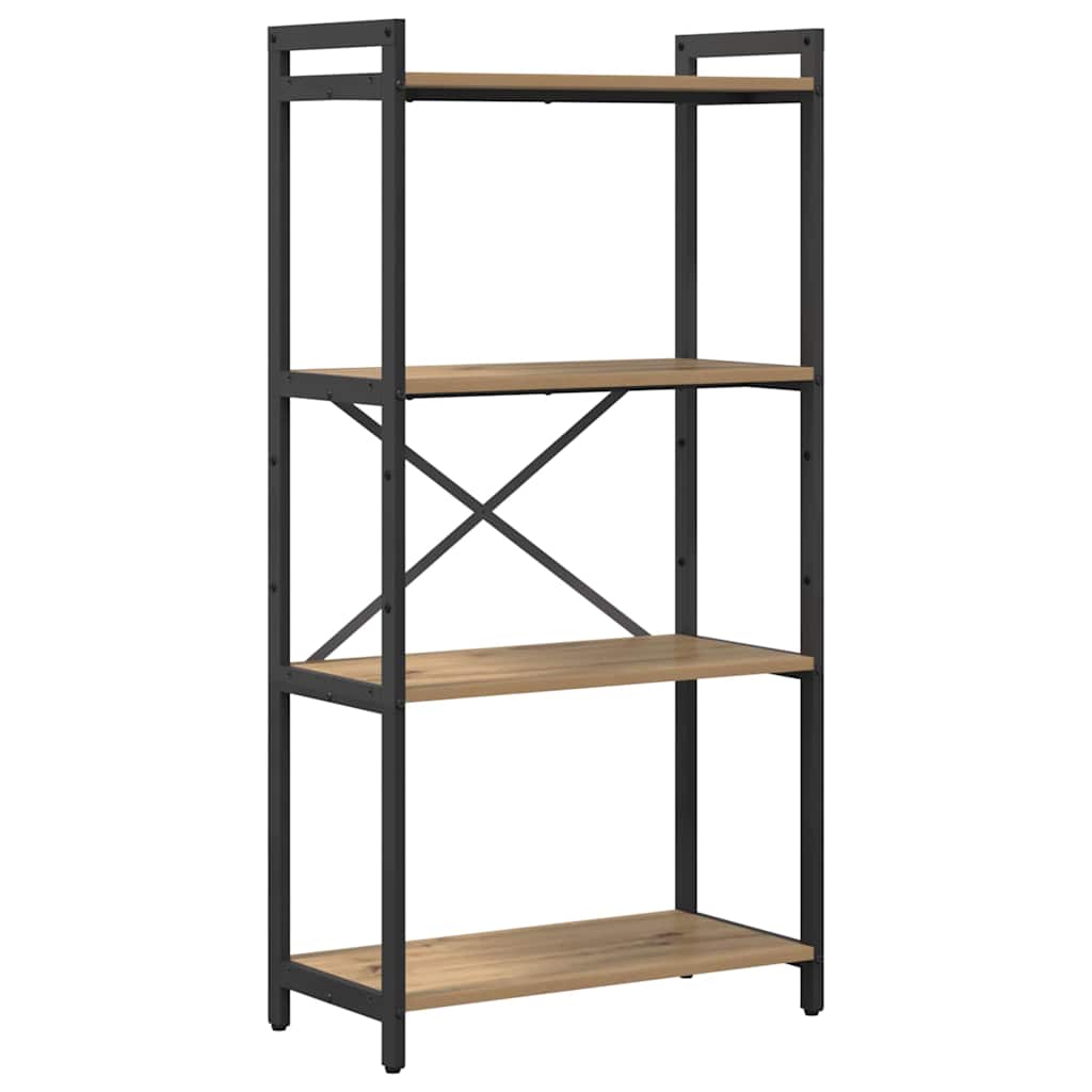 Bibliothèque chêne artisanal 60 x 30 x 118 cm Bois d'ingénierie - XIOS