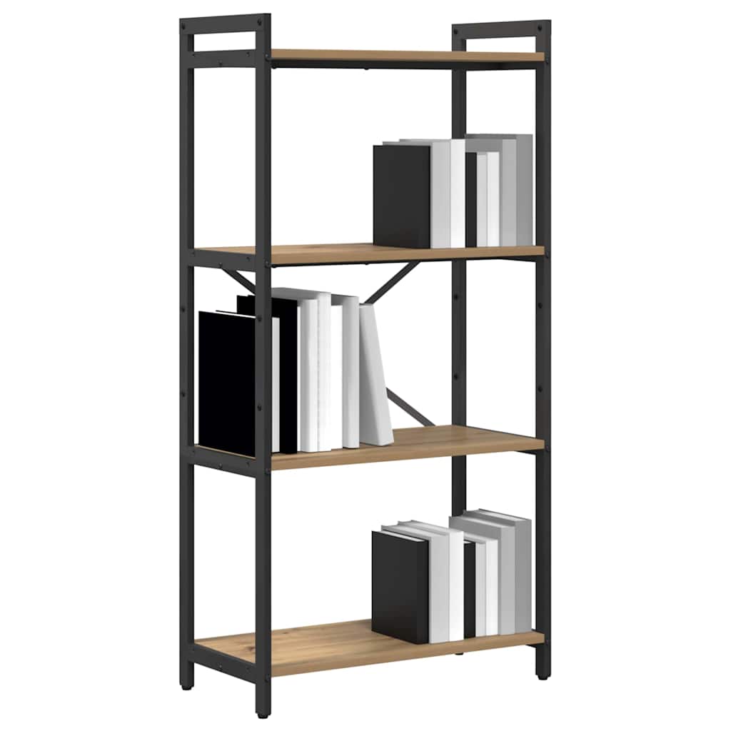 Bibliothèque chêne artisanal 60 x 30 x 118 cm Bois d'ingénierie - XIOS