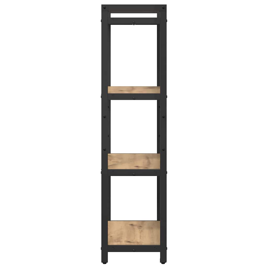 Bibliothèque chêne artisanal 60 x 30 x 118 cm Bois d'ingénierie - XIOS