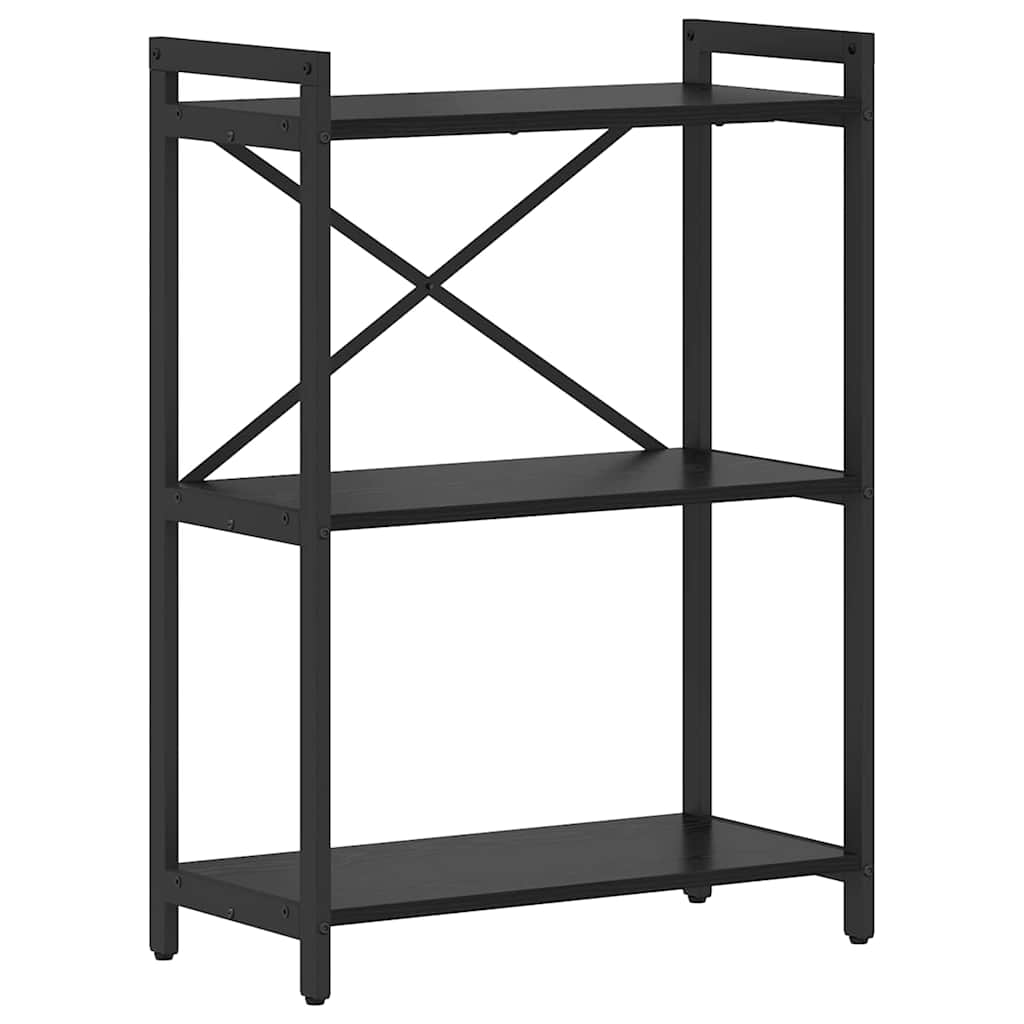 Bibliothèque Chêne noir 60 x 30 x 83 cm Bois d'ingénierie - XIOS