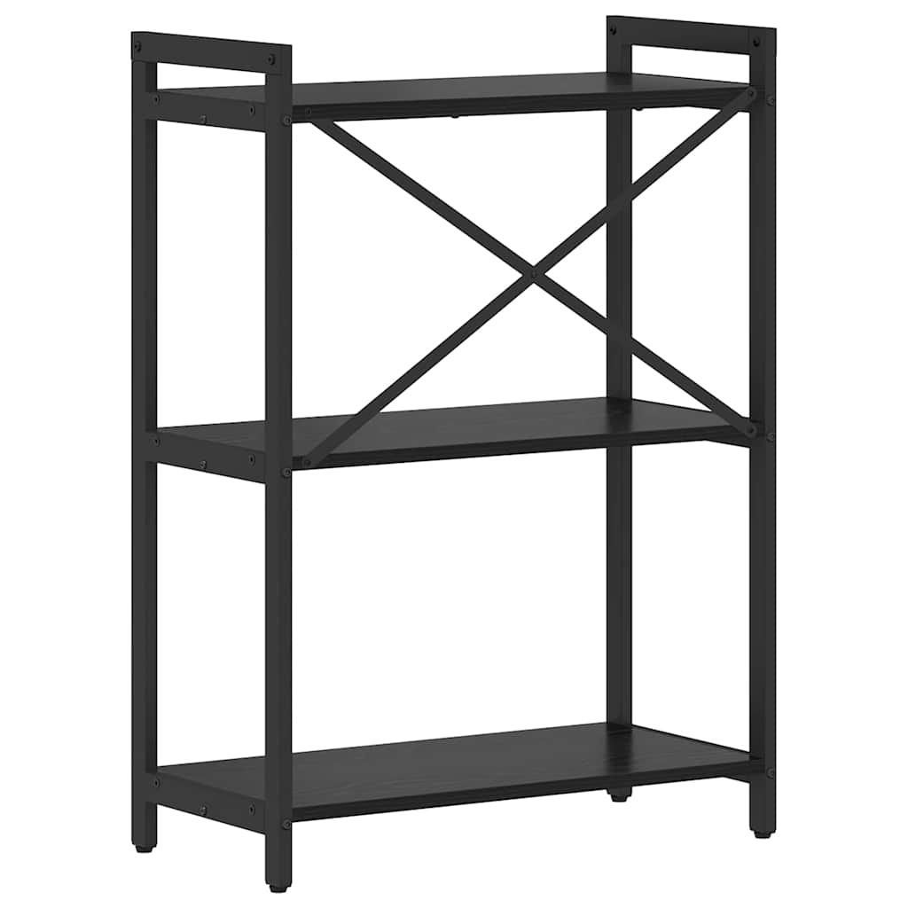 Bibliothèque Chêne noir 60 x 30 x 83 cm Bois d'ingénierie - XIOS