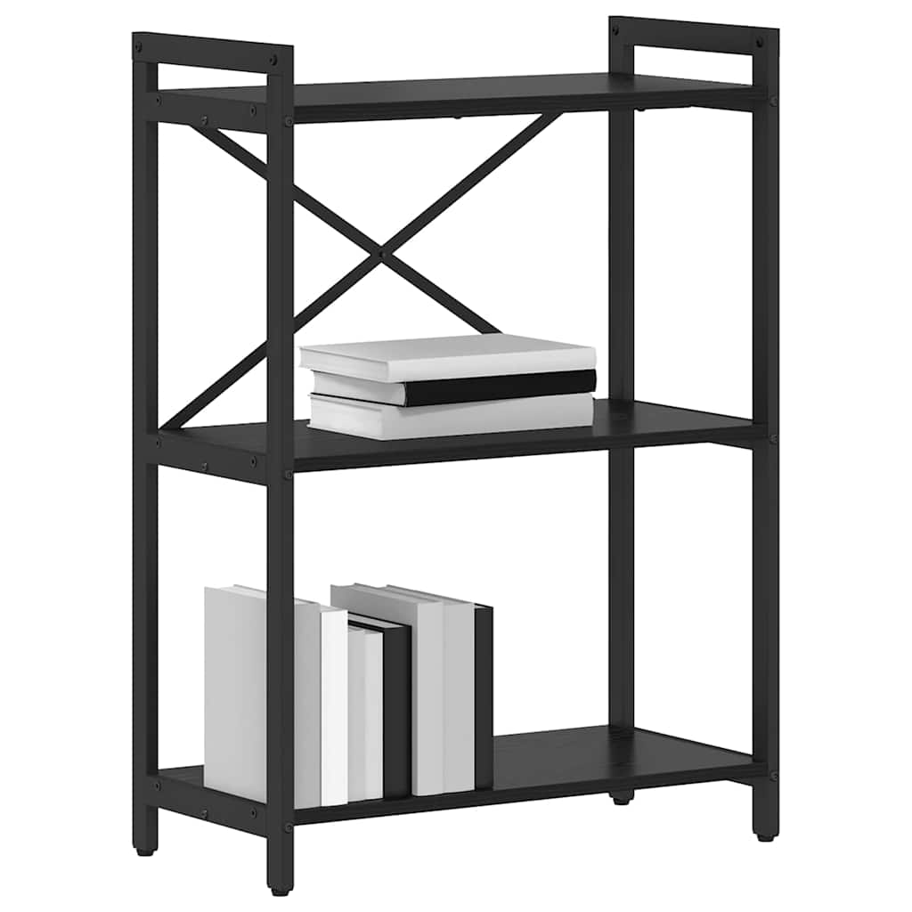 Bibliothèque Chêne noir 60 x 30 x 83 cm Bois d'ingénierie - XIOS