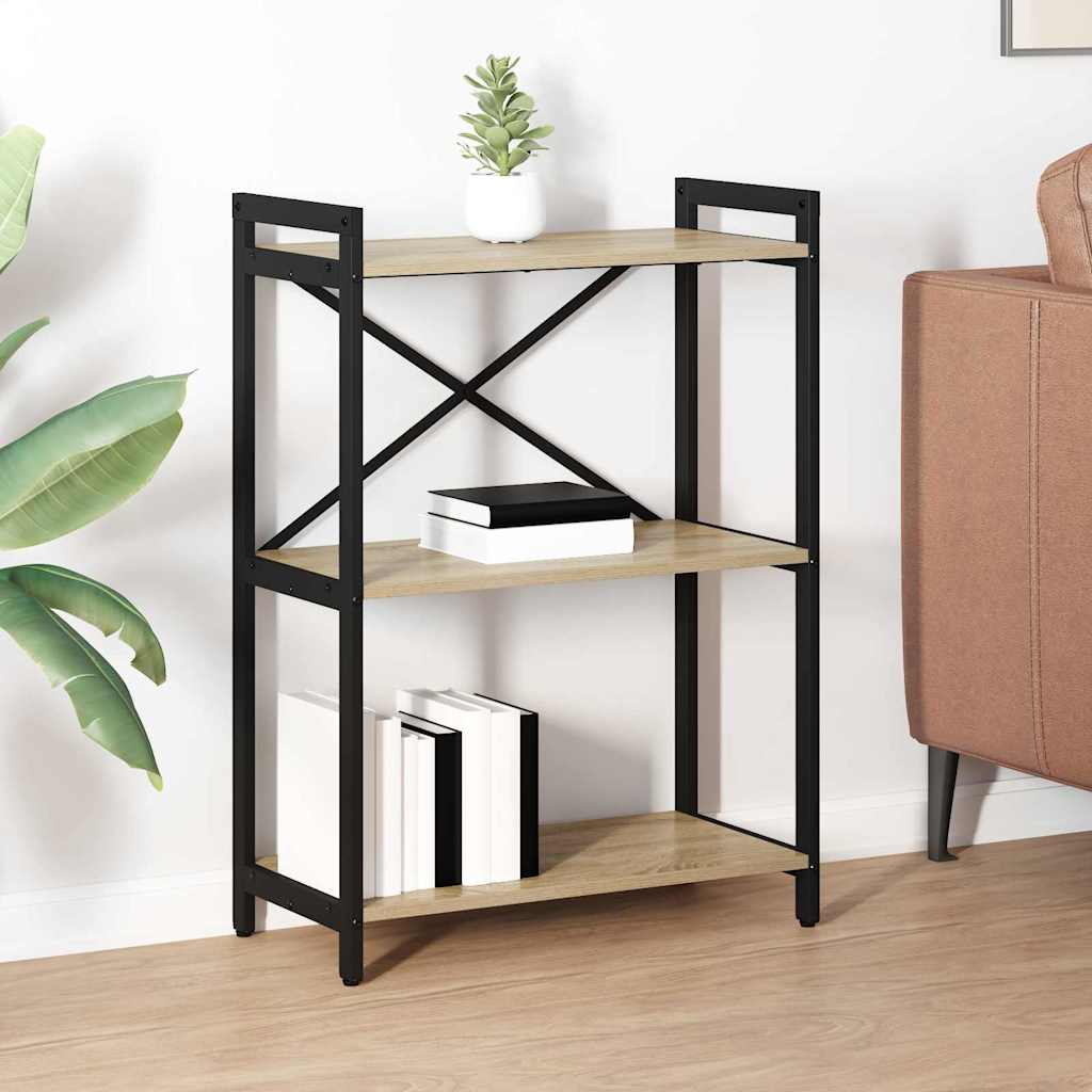 Bibliothèque Chêne sonoma 60 x 30 x 83 cm Bois d'ingénierie - XIOS