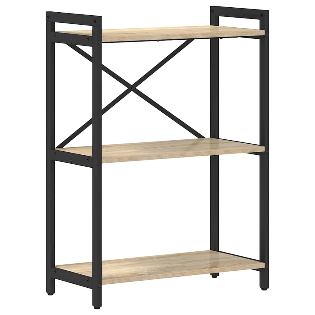 Bibliothèque Chêne sonoma 60 x 30 x 83 cm Bois d'ingénierie - XIOS