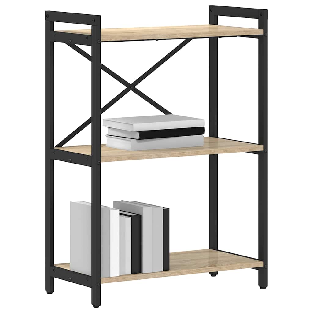 Bibliothèque Chêne sonoma 60 x 30 x 83 cm Bois d'ingénierie - XIOS