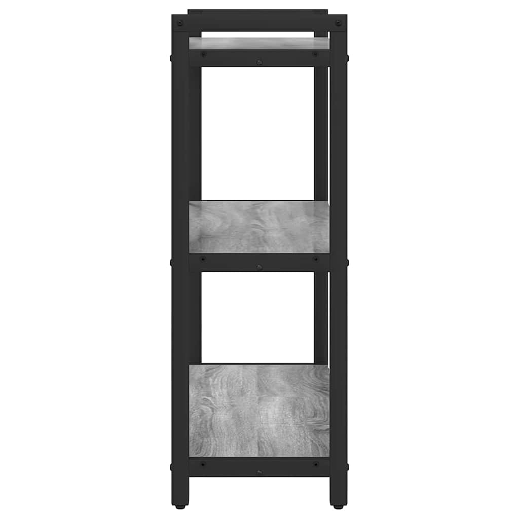 Bibliothèque Sonoma gris 60 x 30 x 83 cm Bois d'ingénierie - XIOS