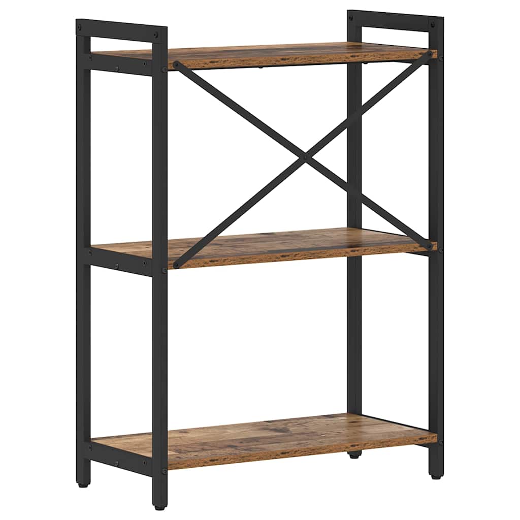 Bibliothèque Bois ancien 60 x 30 x 83 cm Bois d'ingénierie - XIOS