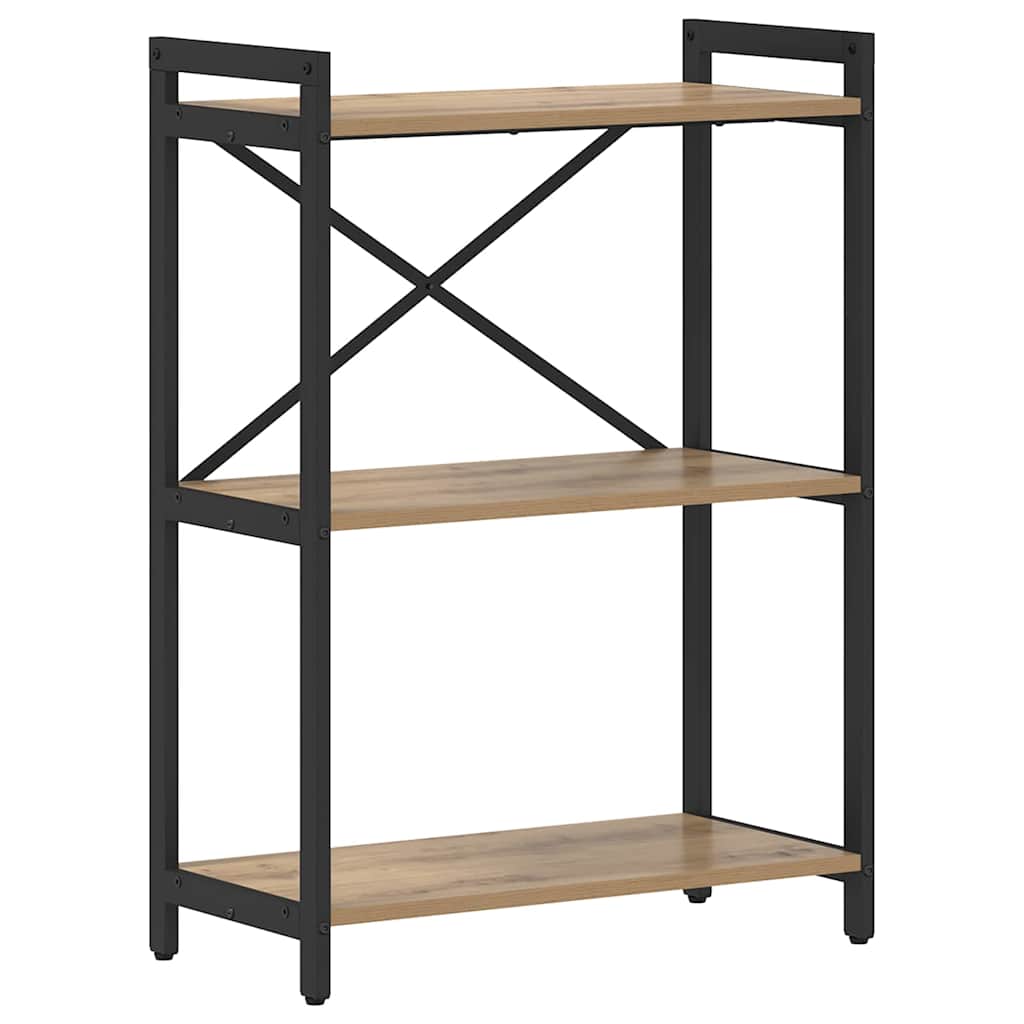 Bibliothèque chêne artisanal 60 x 30 x 83 cm Bois d'ingénierie - XIOS