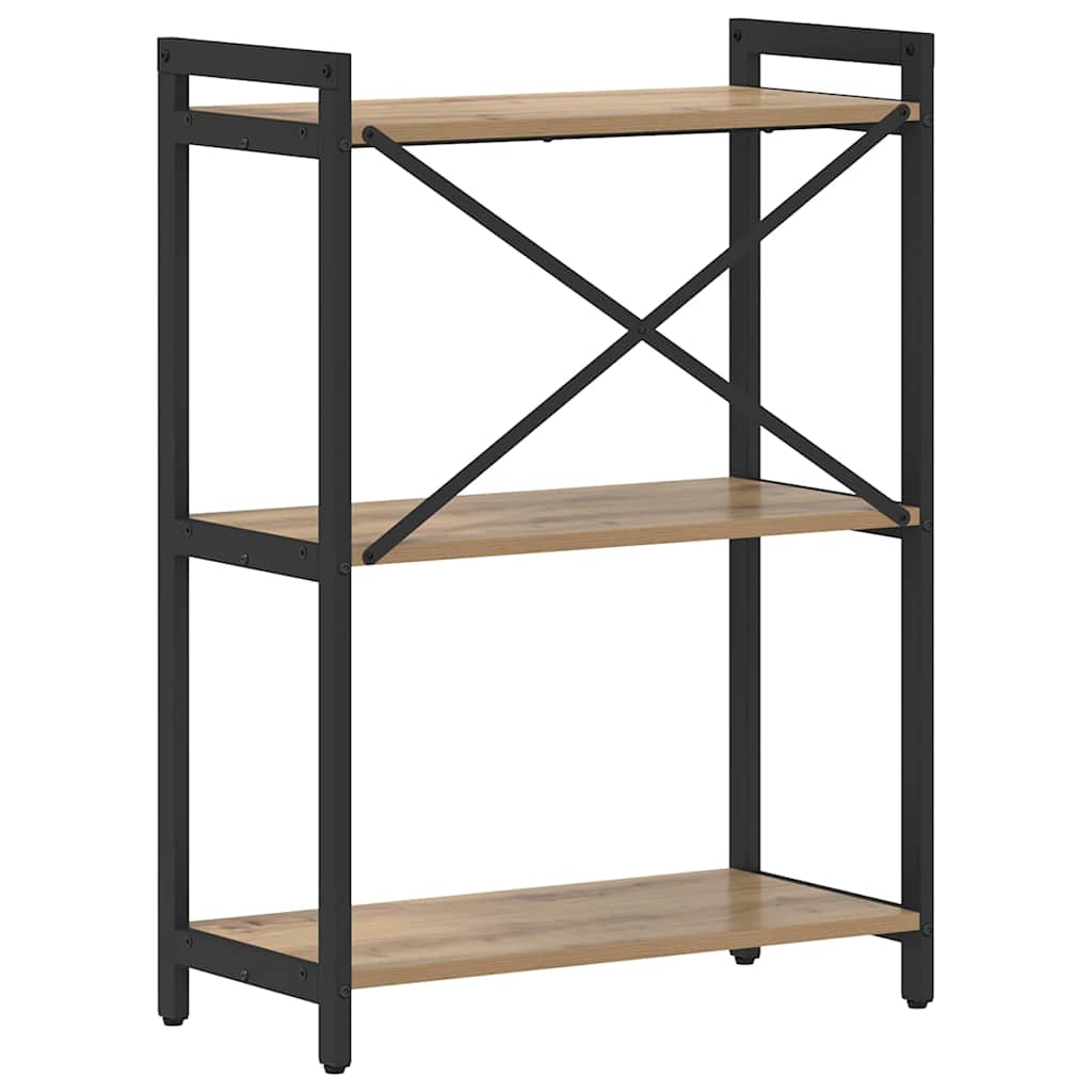 Bibliothèque chêne artisanal 60 x 30 x 83 cm Bois d'ingénierie - XIOS