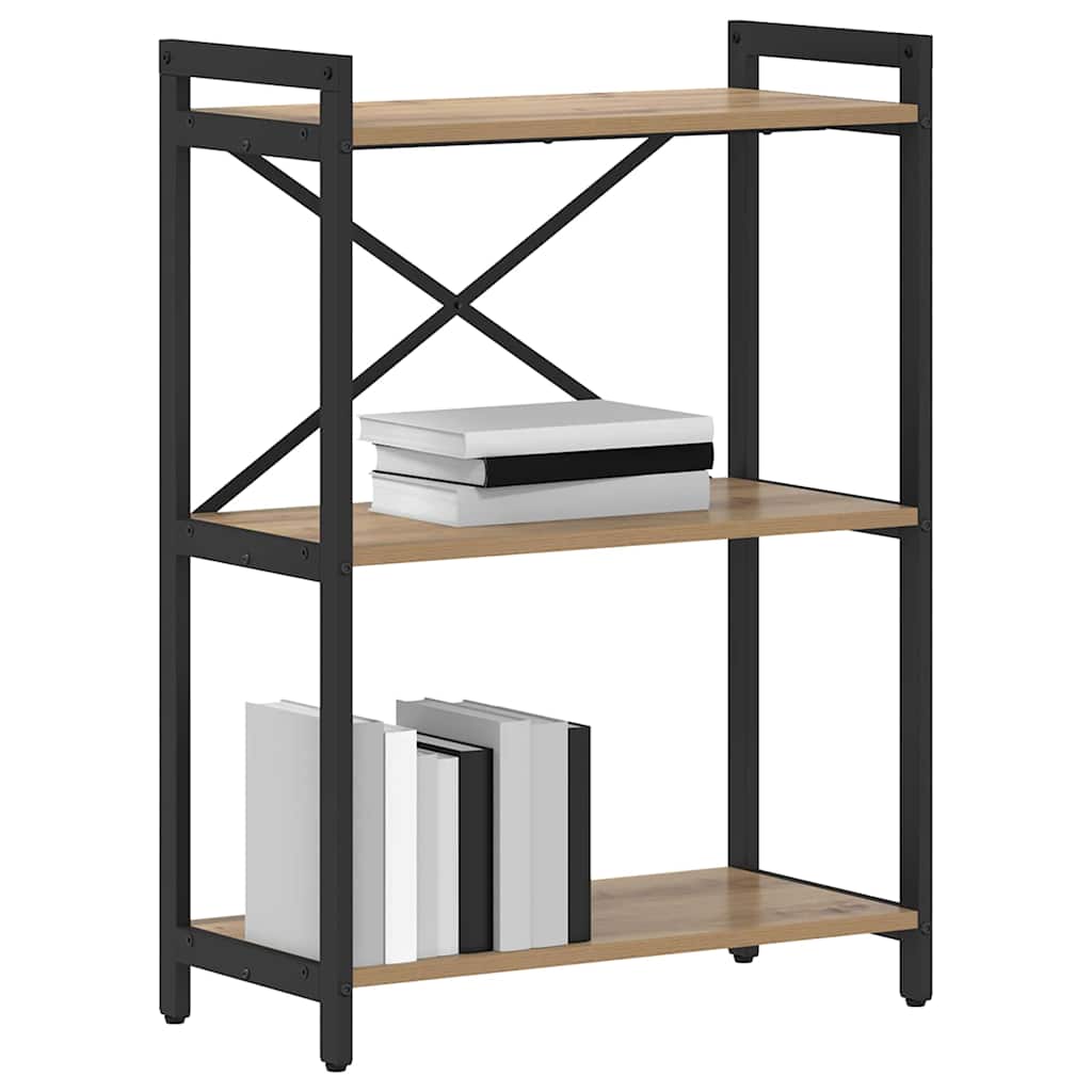 Bibliothèque chêne artisanal 60 x 30 x 83 cm Bois d'ingénierie - XIOS
