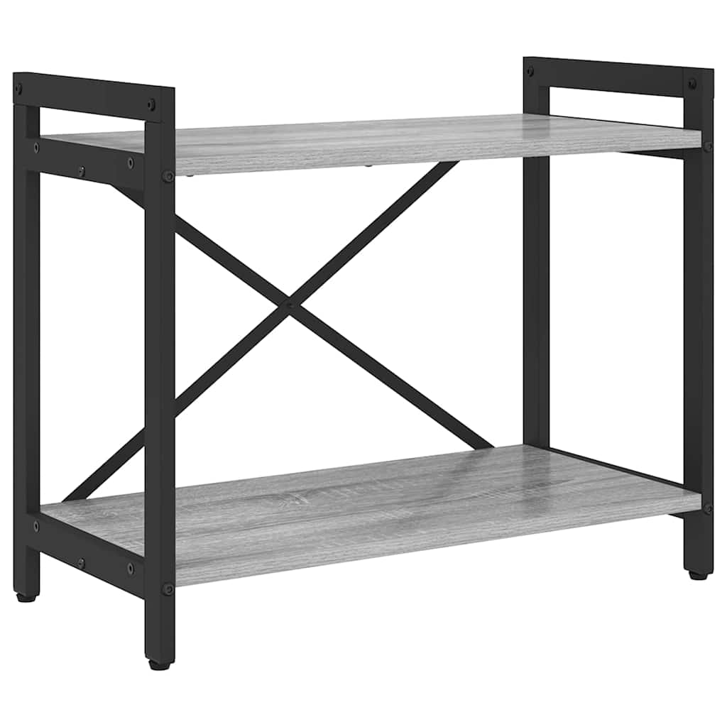 Bibliothèque Sonoma gris 60 x 30 x 48.5 cm Bois d'ingénierie - XIOS