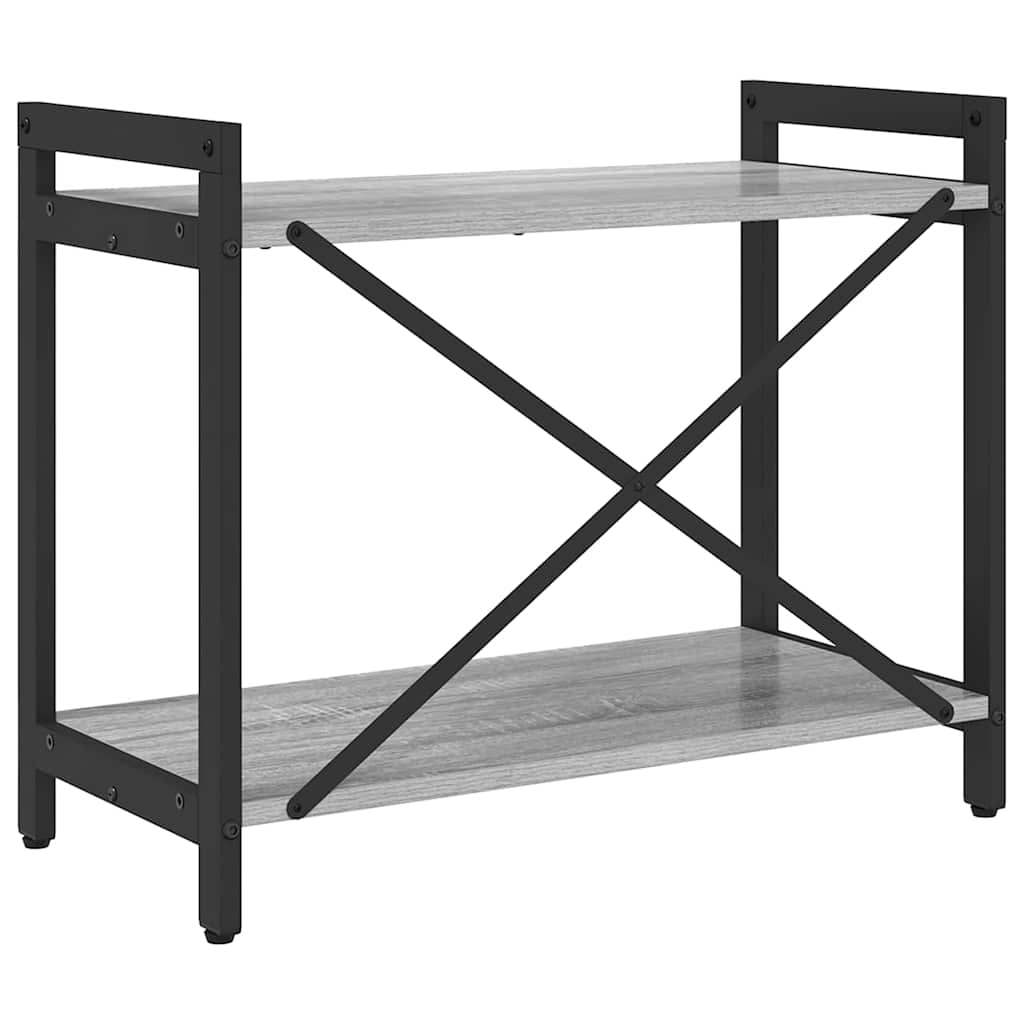Bibliothèque Sonoma gris 60 x 30 x 48.5 cm Bois d'ingénierie - XIOS