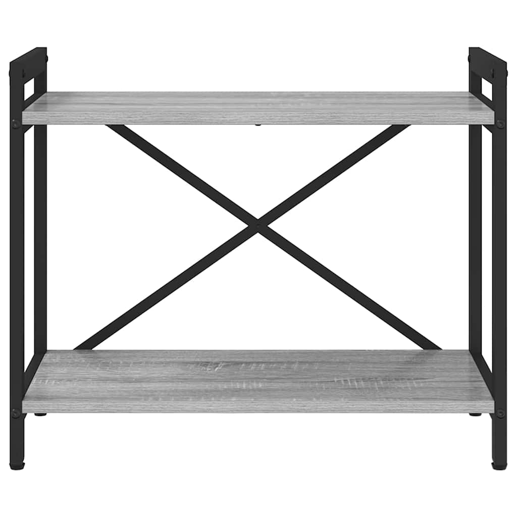 Bibliothèque Sonoma gris 60 x 30 x 48.5 cm Bois d'ingénierie - XIOS