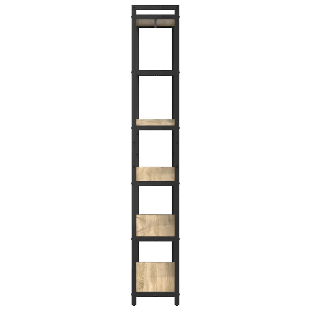 Bibliothèque Chêne sonoma 80 x 30 x 188 cm Bois d'ingénierie - XIOS