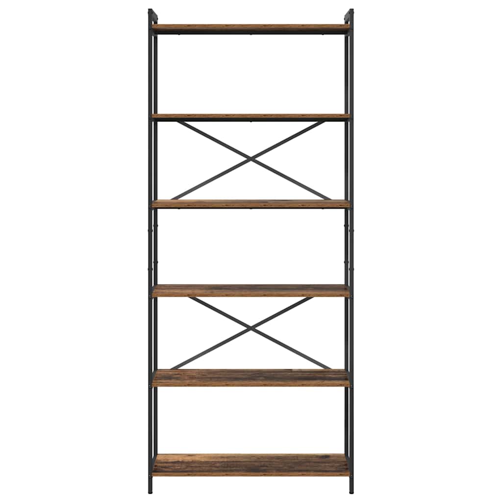 Bibliothèque Bois ancien 80 x 30 x 188 cm Bois d'ingénierie - XIOS