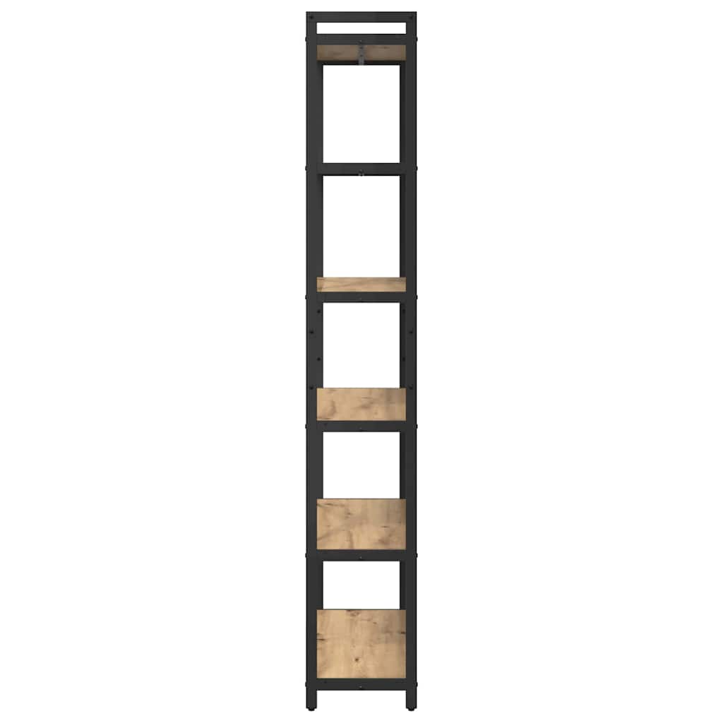 Bibliothèque chêne artisanal 80 x 30 x 188 cm Bois d'ingénierie - XIOS