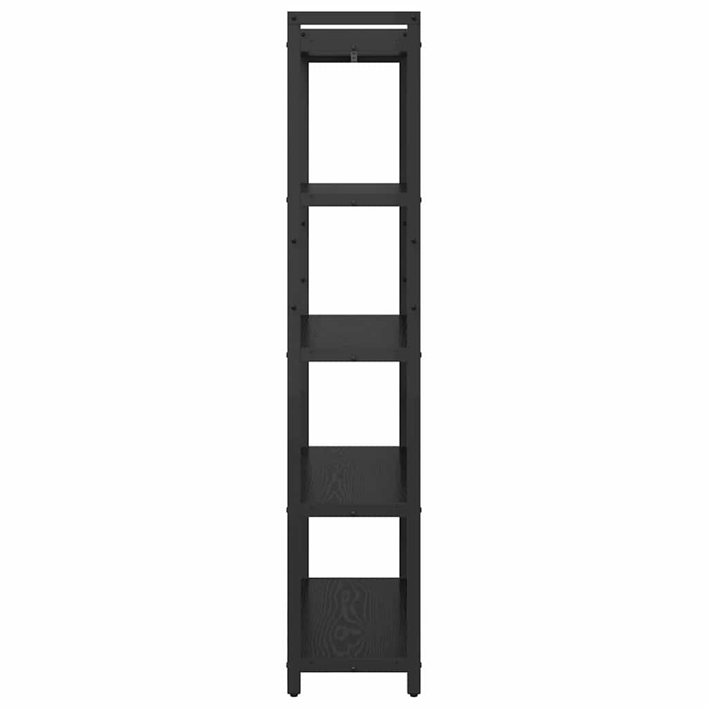 Bibliothèque Chêne noir 80 x 30 x 153 cm Bois d'ingénierie - XIOS