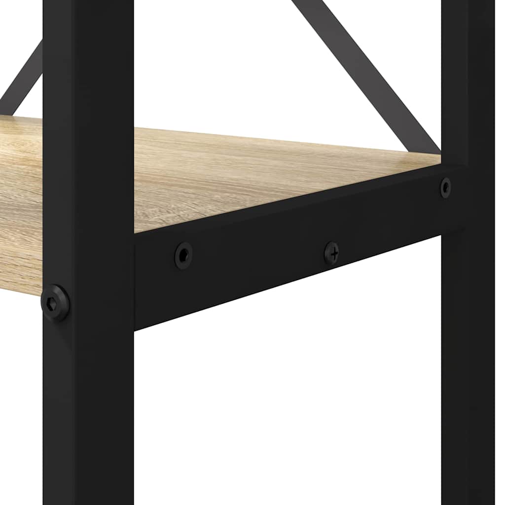 Bibliothèque Chêne sonoma 80 x 30 x 153 cm Bois d'ingénierie - XIOS