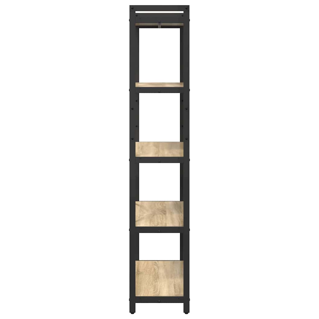 Bibliothèque Chêne sonoma 80 x 30 x 153 cm Bois d'ingénierie - XIOS