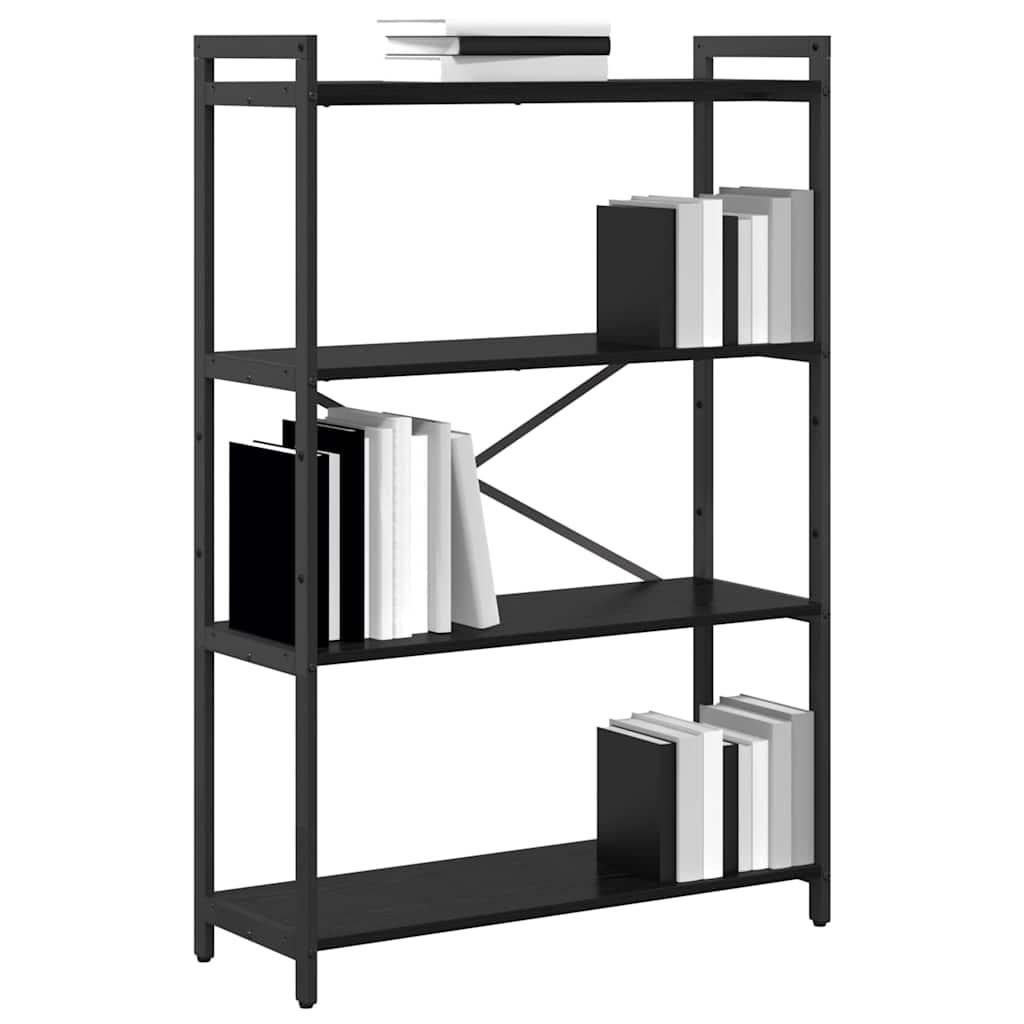 Bibliothèque Chêne noir 80 x 30 x 118 cm Bois d'ingénierie - XIOS