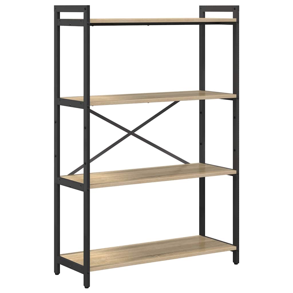 Bibliothèque Chêne sonoma 80 x 30 x 118 cm Bois d'ingénierie - XIOS