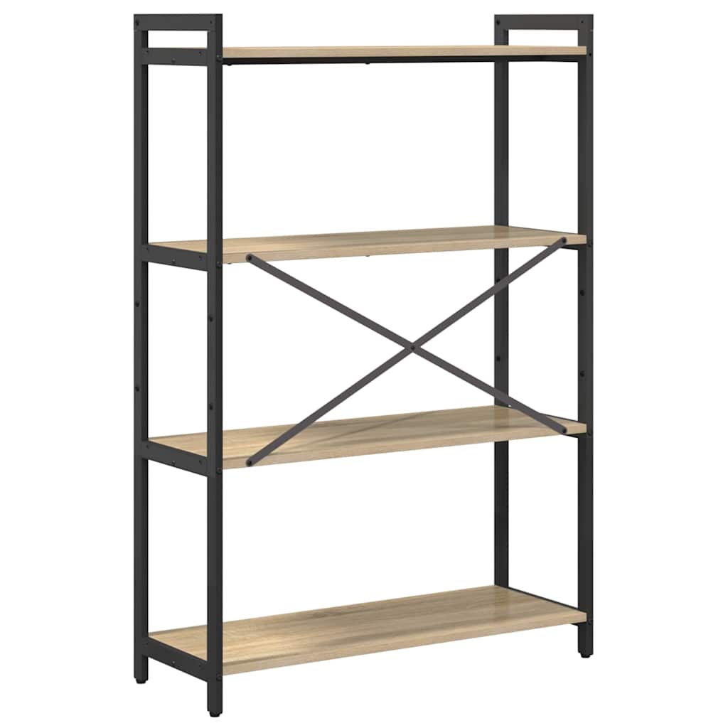 Bibliothèque Chêne sonoma 80 x 30 x 118 cm Bois d'ingénierie - XIOS