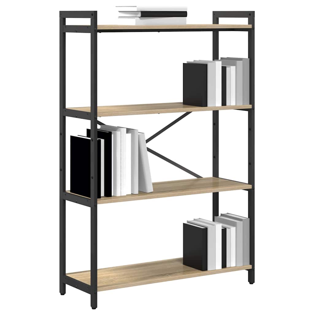 Bibliothèque Chêne sonoma 80 x 30 x 118 cm Bois d'ingénierie - XIOS