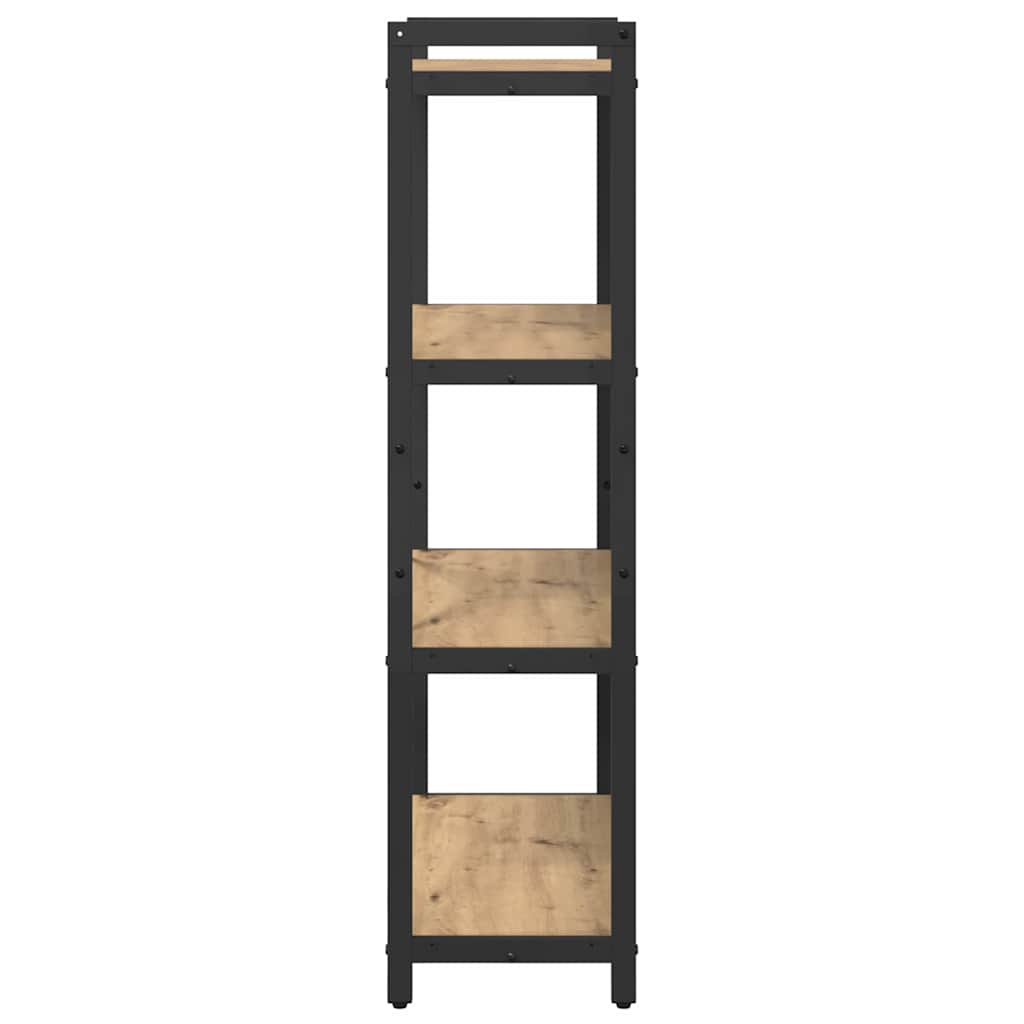 Bibliothèque chêne artisanal 80 x 30 x 118 cm Bois d'ingénierie - XIOS