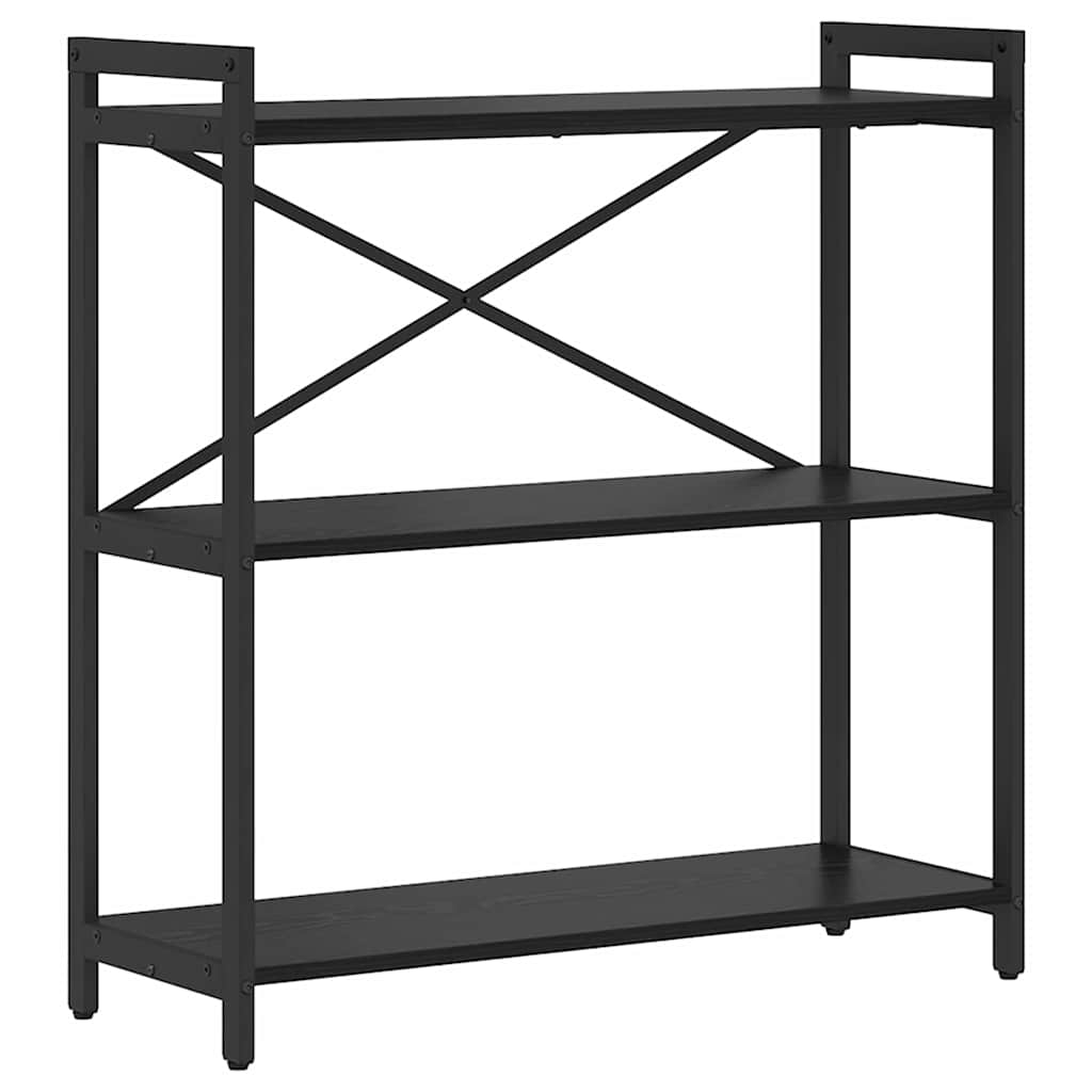 Bibliothèque Chêne noir 80 x 30 x 83 cm Bois d'ingénierie - XIOS