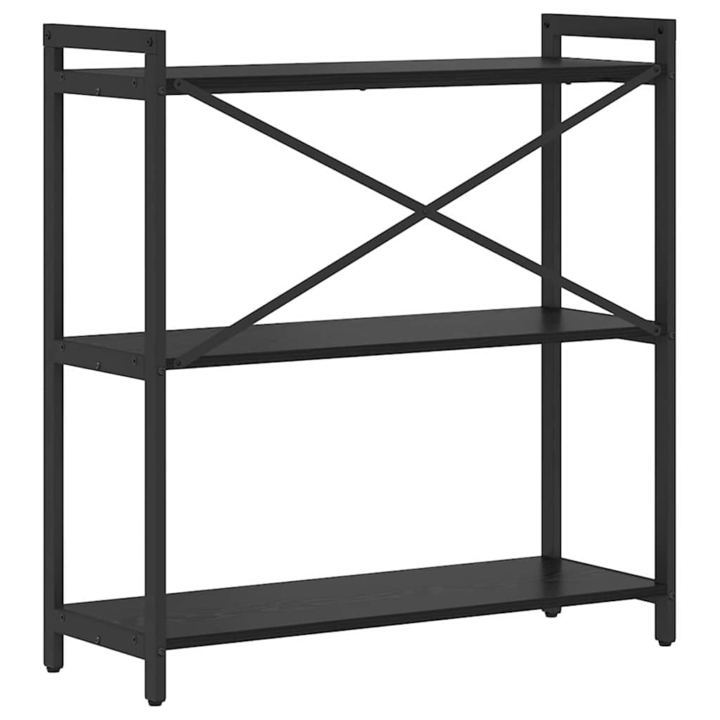 Bibliothèque Chêne noir 80 x 30 x 83 cm Bois d'ingénierie - XIOS