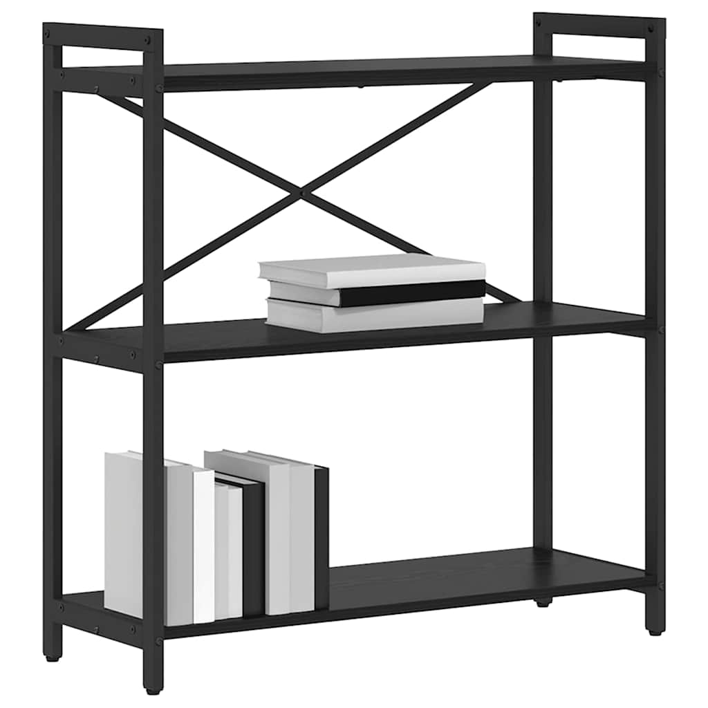 Bibliothèque Chêne noir 80 x 30 x 83 cm Bois d'ingénierie - XIOS