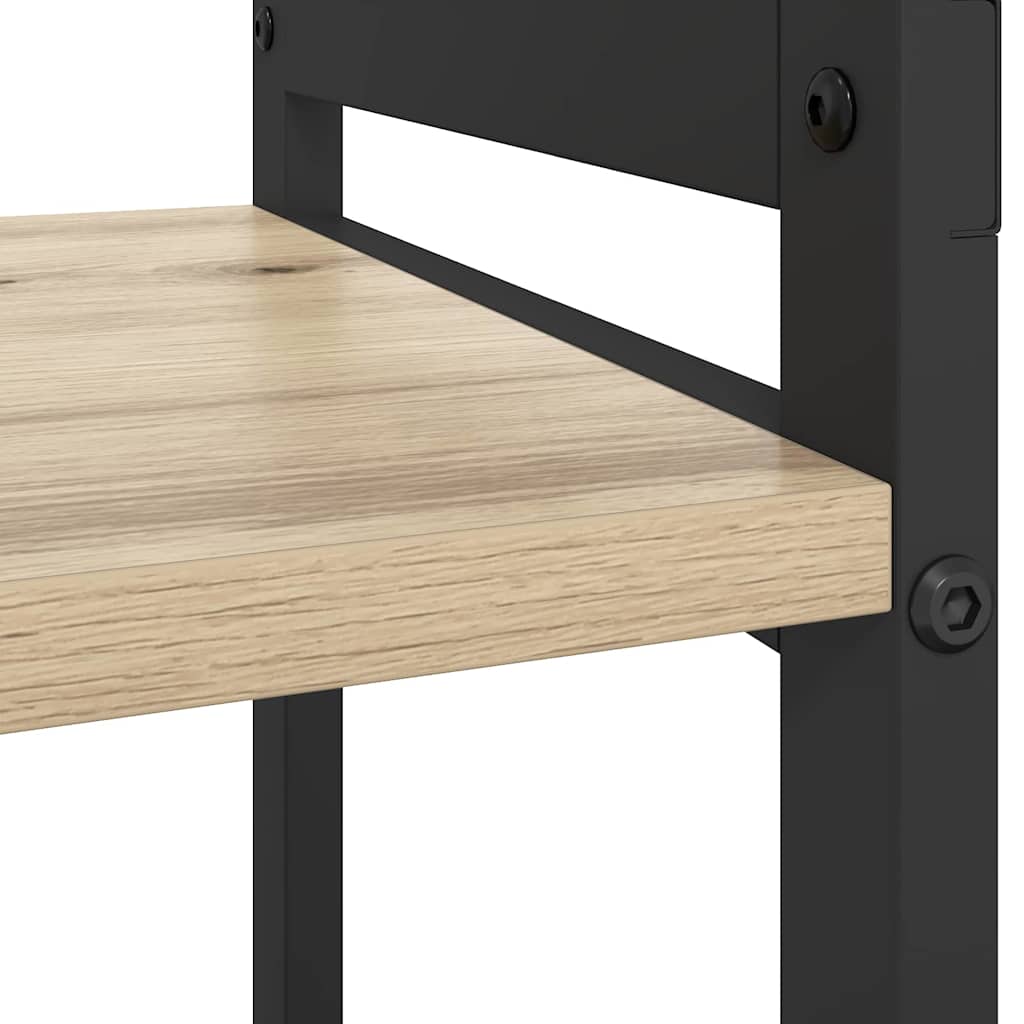 Bibliothèque Chêne sonoma 80 x 30 x 83 cm Bois d'ingénierie - XIOS