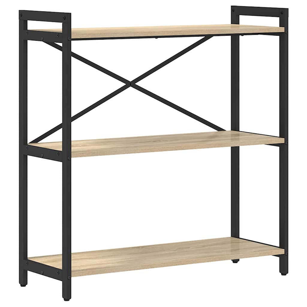 Bibliothèque Chêne sonoma 80 x 30 x 83 cm Bois d'ingénierie - XIOS