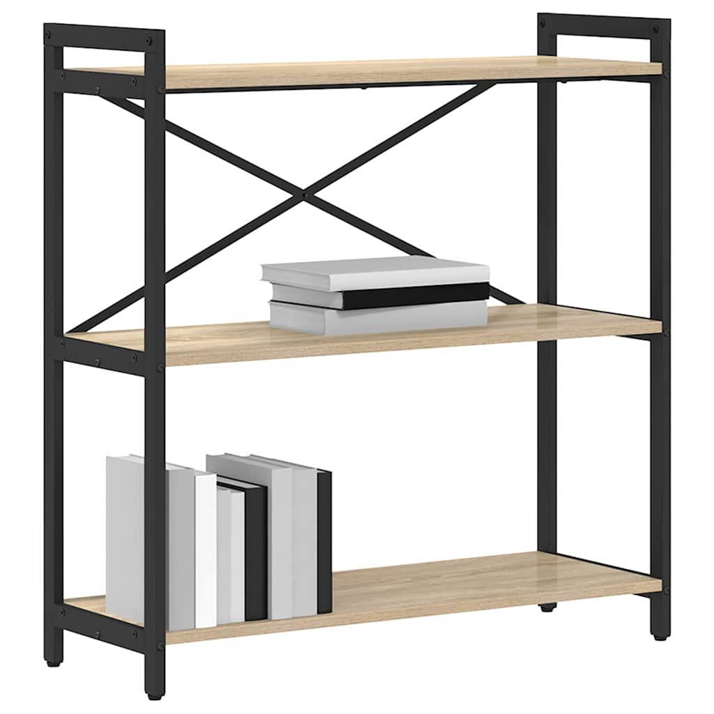 Bibliothèque Chêne sonoma 80 x 30 x 83 cm Bois d'ingénierie - XIOS