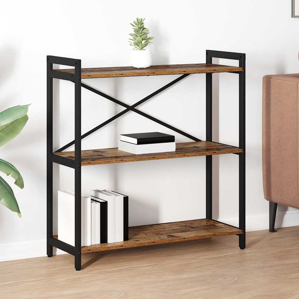 Bibliothèque Bois ancien 80 x 30 x 83 cm Bois d'ingénierie - XIOS