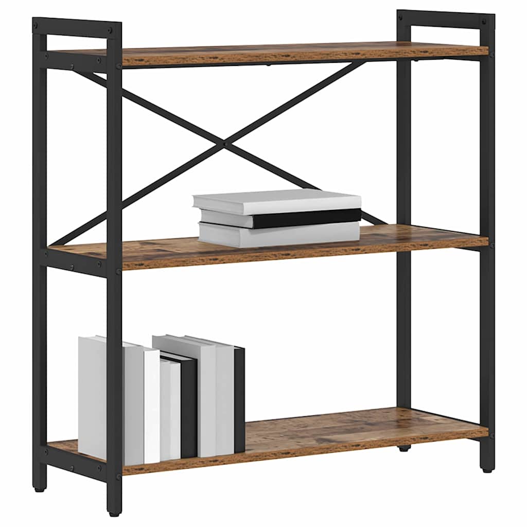 Bibliothèque Bois ancien 80 x 30 x 83 cm Bois d'ingénierie - XIOS