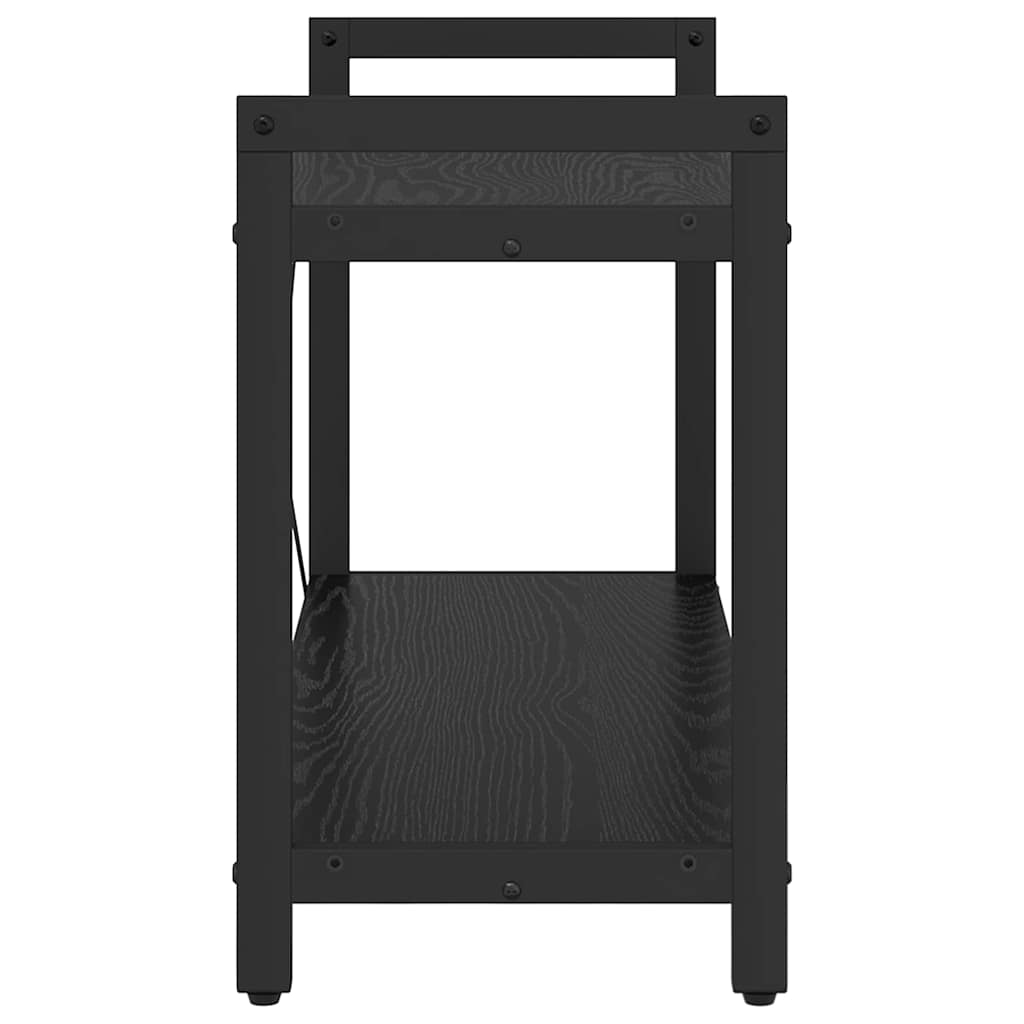Bibliothèque Chêne noir 80 x 30 x 48.5 cm Bois d'ingénierie - XIOS