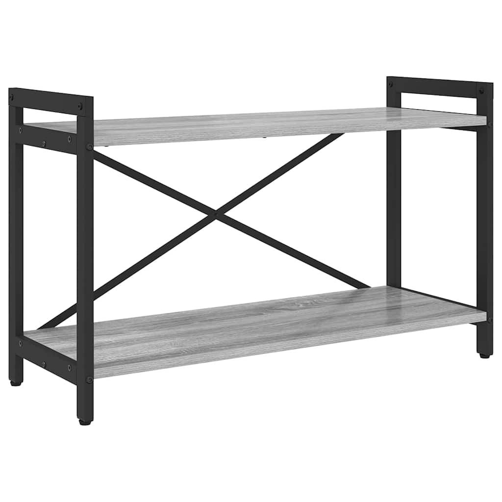 Bibliothèque Sonoma gris 80 x 30 x 48.5 cm Bois d'ingénierie - XIOS