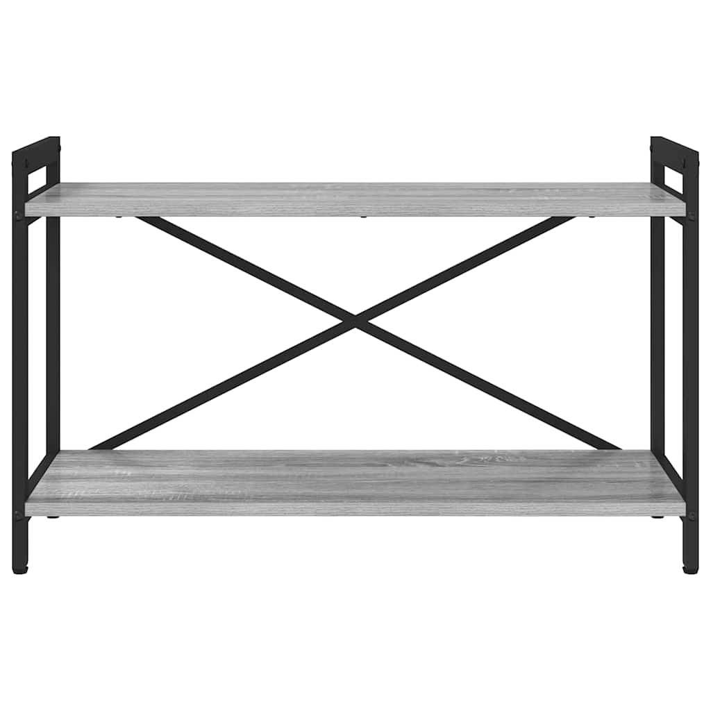Bibliothèque Sonoma gris 80 x 30 x 48.5 cm Bois d'ingénierie - XIOS
