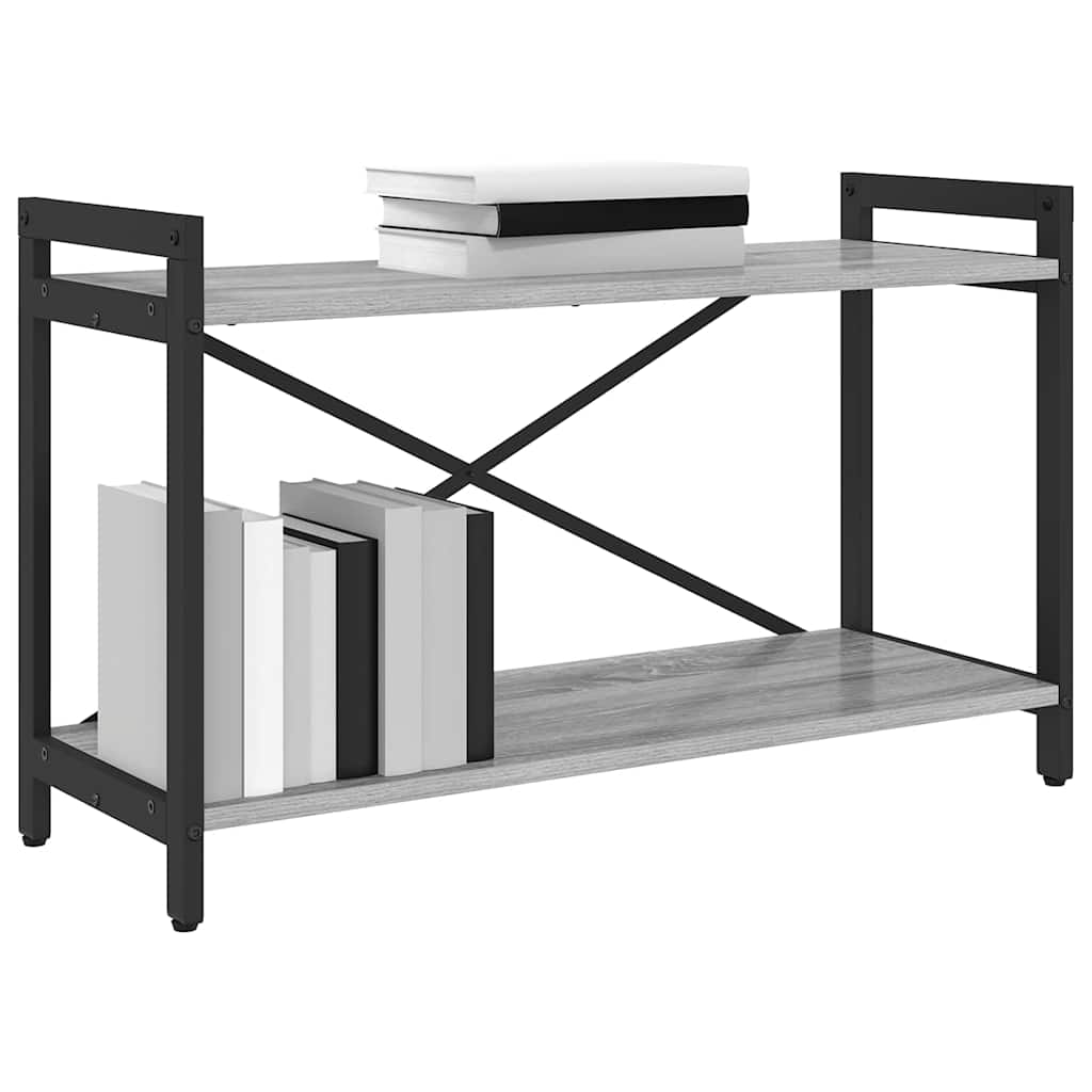 Bibliothèque Sonoma gris 80 x 30 x 48.5 cm Bois d'ingénierie - XIOS