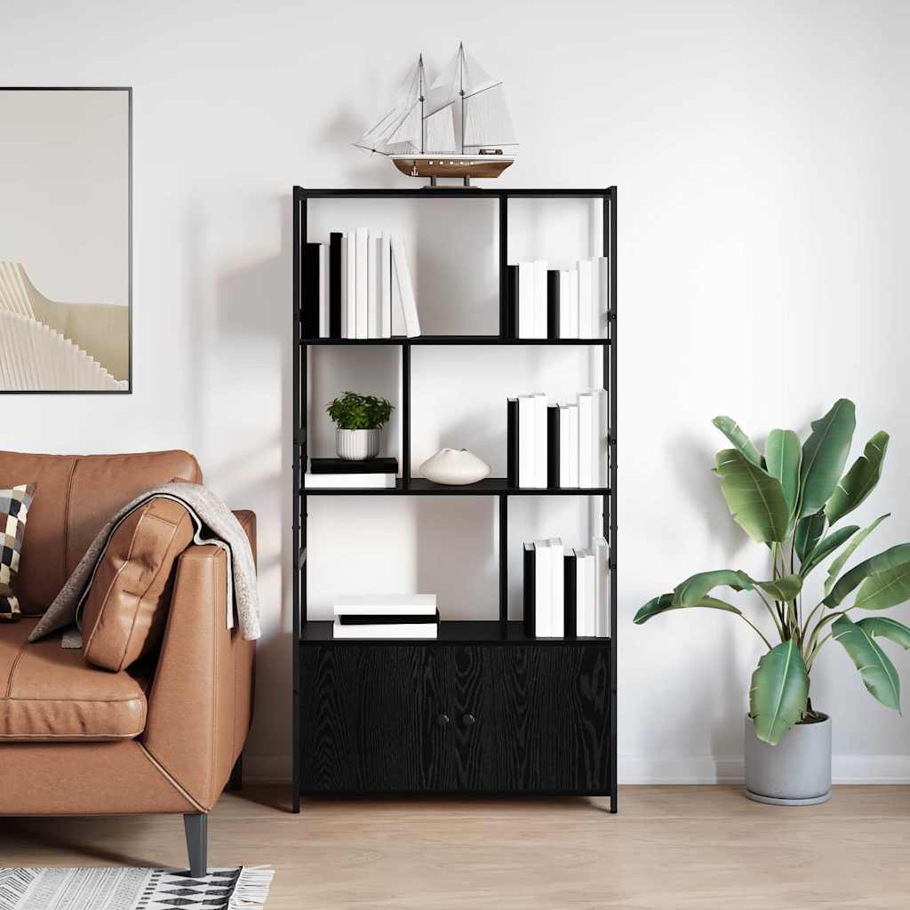 Étagère Chêne noir 80 x 30 x 155.5 cm Bois d'ingénierie - XIOS