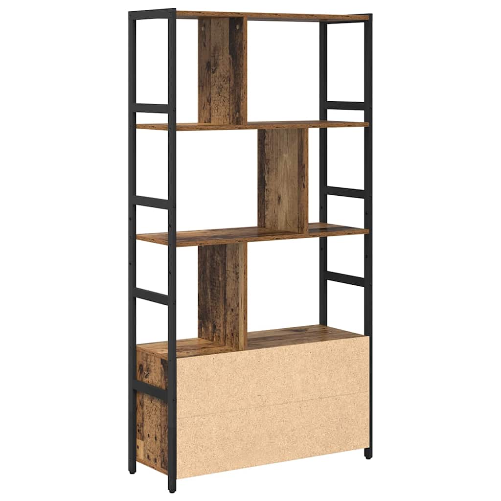 Étagère Bois ancien 80 x 30 x 155.5 cm Bois d'ingénierie - XIOS