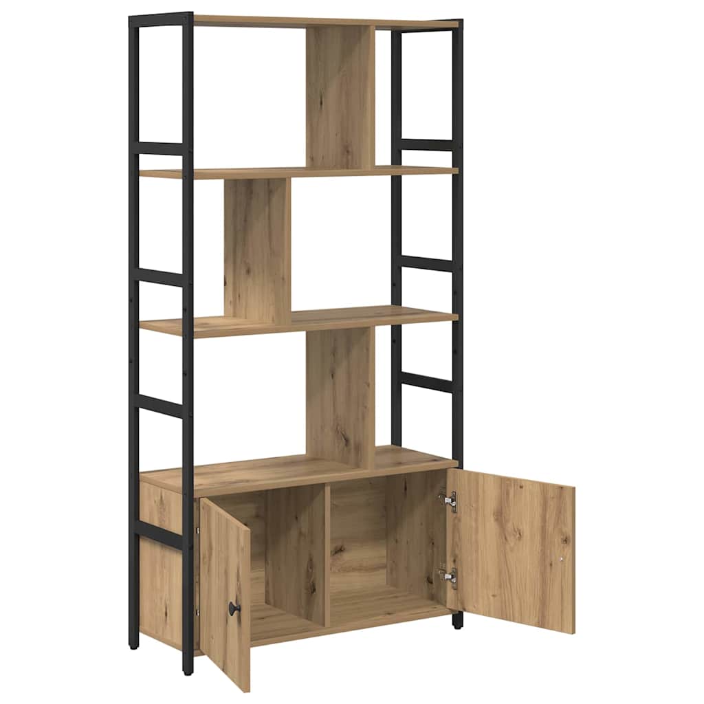 Étagère chêne artisanal 80 x 30 x 155.5 cm Bois d'ingénierie - XIOS
