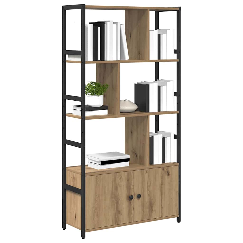Étagère chêne artisanal 80 x 30 x 155.5 cm Bois d'ingénierie - XIOS
