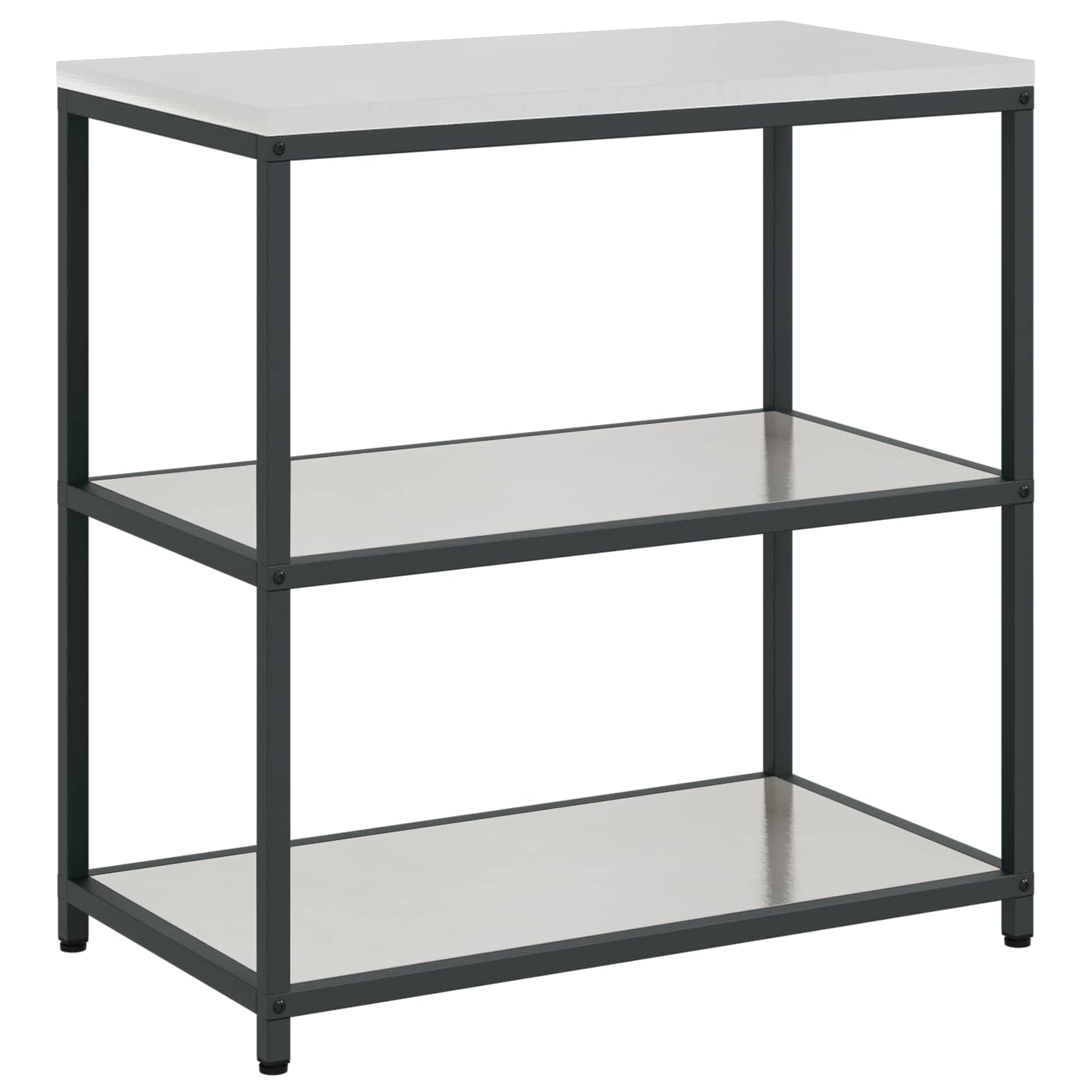 Étagère de Cuisine HATTEM Argenté 90 x 50 x 92 cm Acier - XIOS