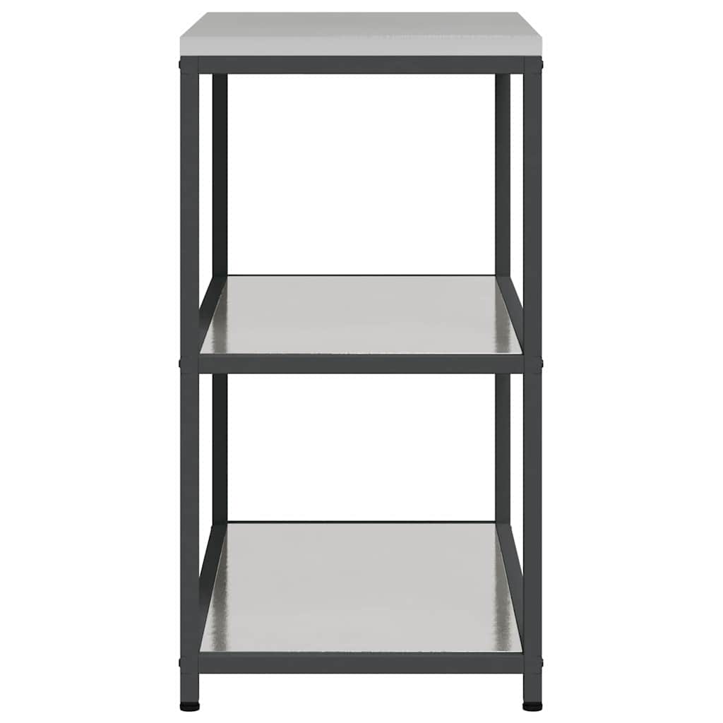Étagère de Cuisine HATTEM Argenté 90 x 50 x 92 cm Acier - XIOS