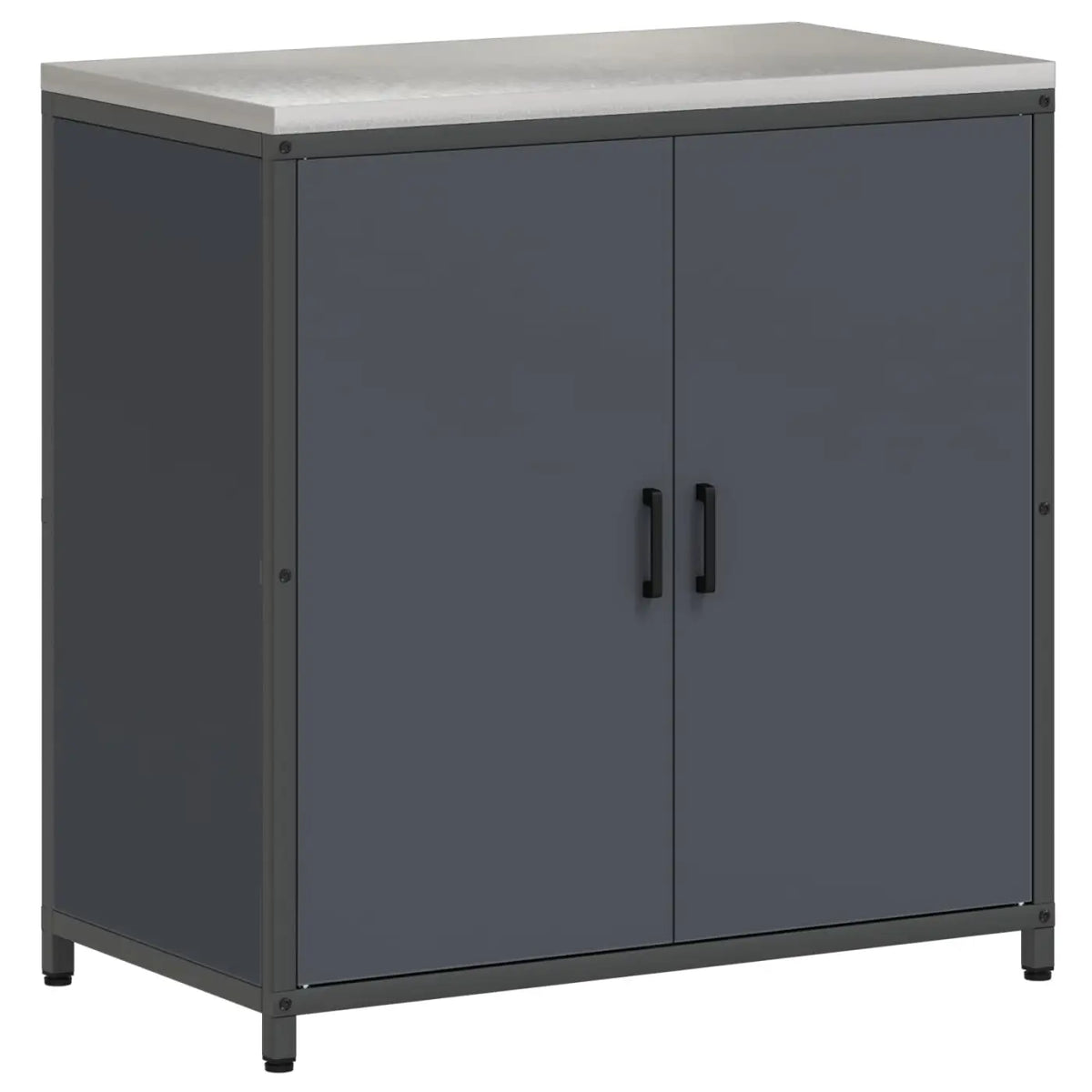 Meuble de rangement de cuisine HATTEM Anthracite Acier - XIOS