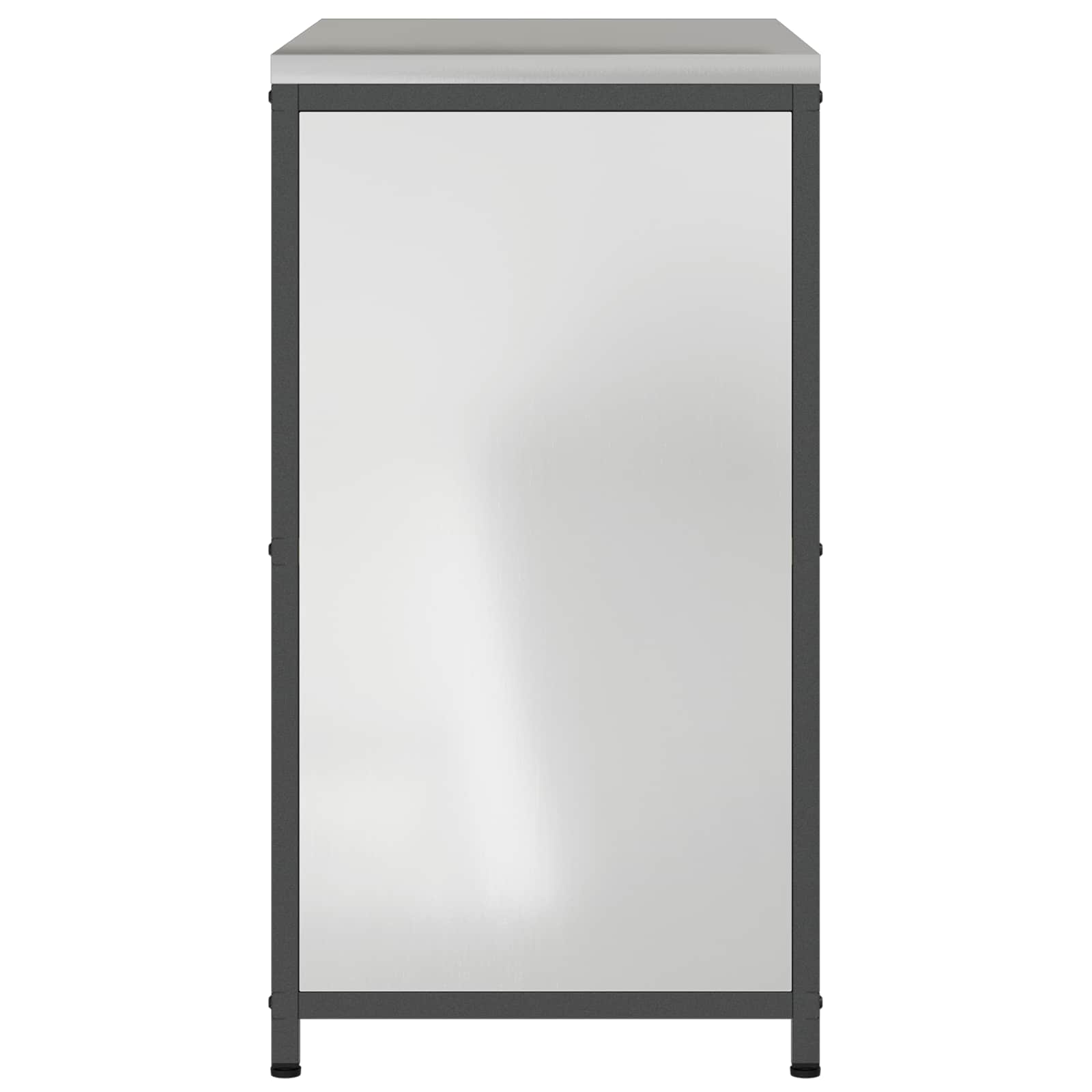 Meuble de rangement de cuisine HATTEM Argenté 90 x 50 x 92 cm - XIOS