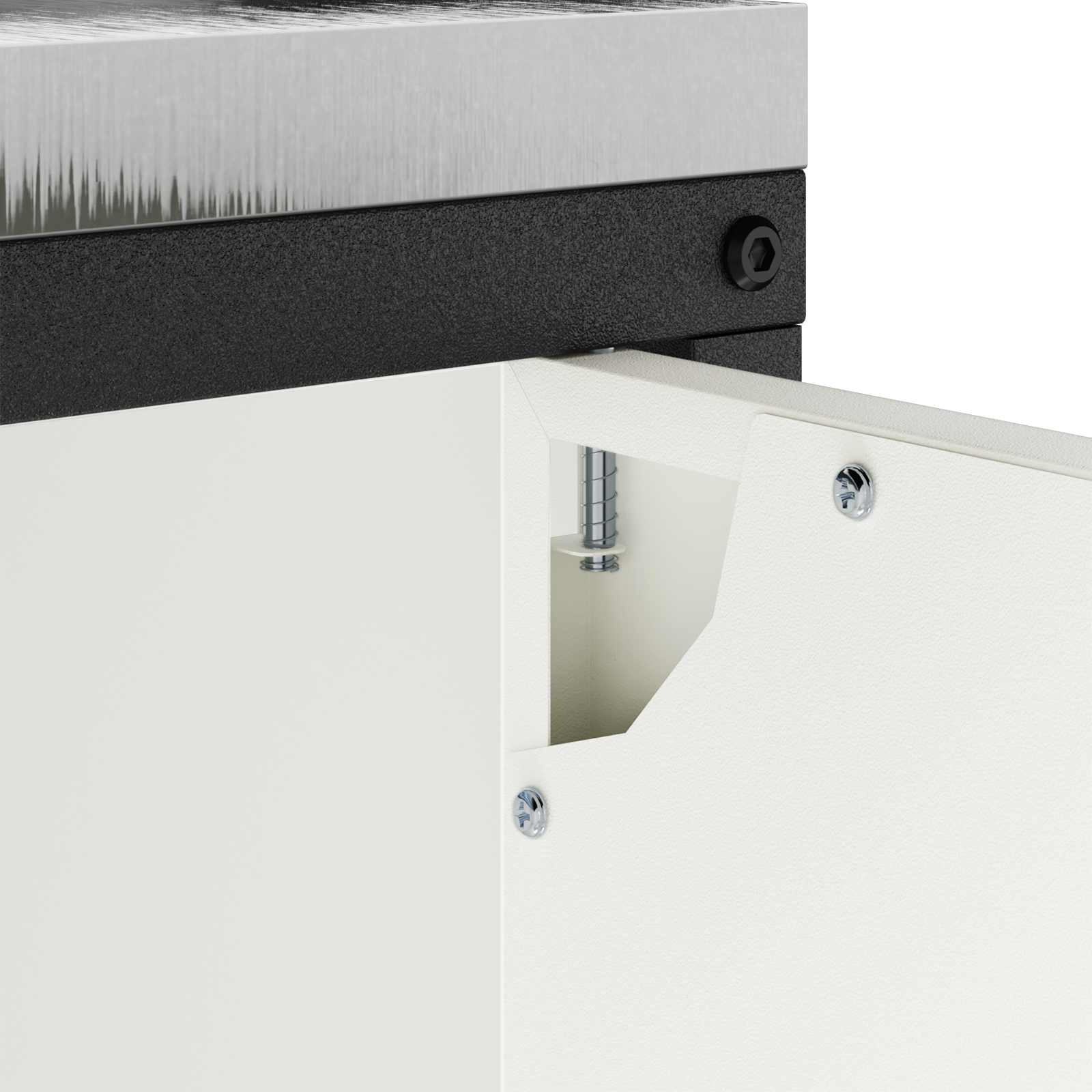 Meuble de rangement de cuisine HATTEM Blanc 60 x 50 x 92 cm - XIOS
