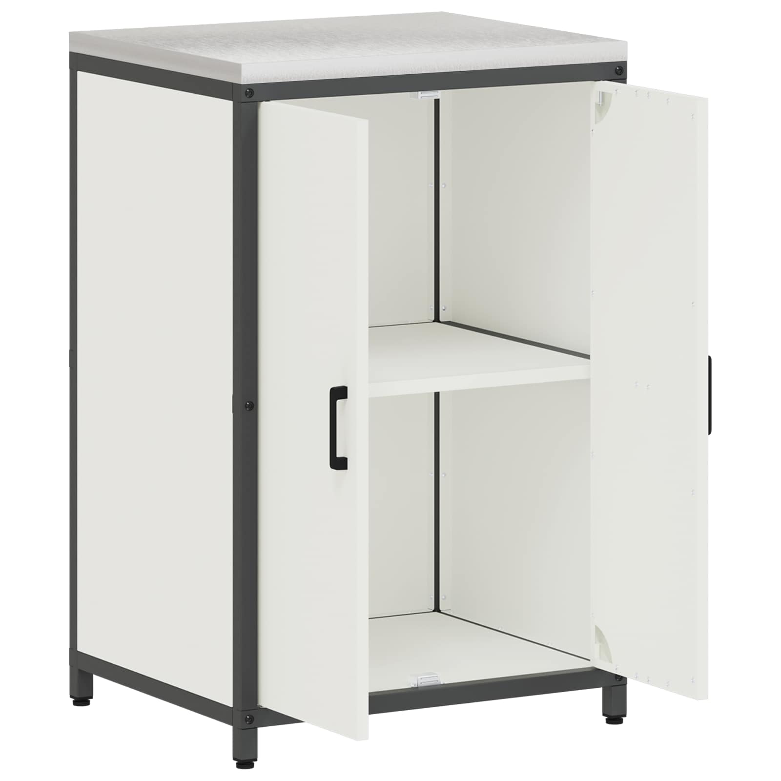 Meuble de rangement de cuisine HATTEM Blanc 60 x 50 x 92 cm - XIOS